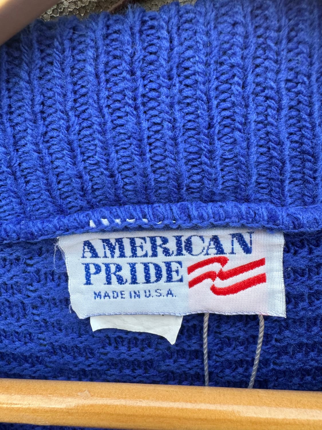 90s 아메리칸 프라이드 빈티지 아크릴 스트라이프 니트 m 상품이미지4