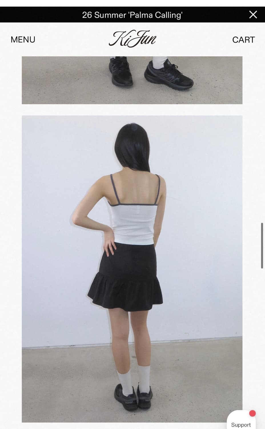 kijun 슬리브리스 탱크탑 M사이즈 상품이미지7