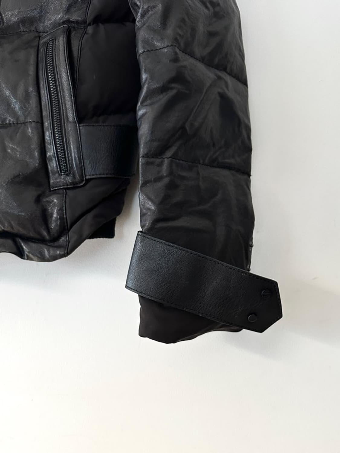 VOV gothic leather padded jacket / black 상품이미지5