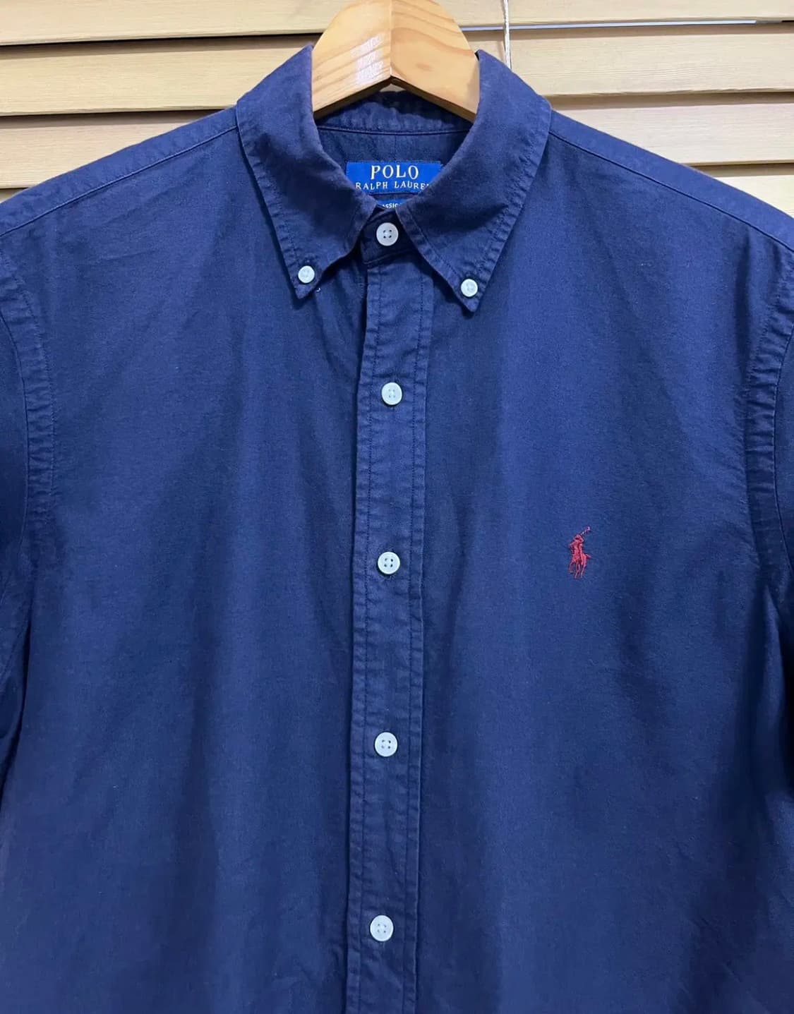 폴로랄프로렌 남성 네이비 코튼반팔셔츠 M 상품이미지1