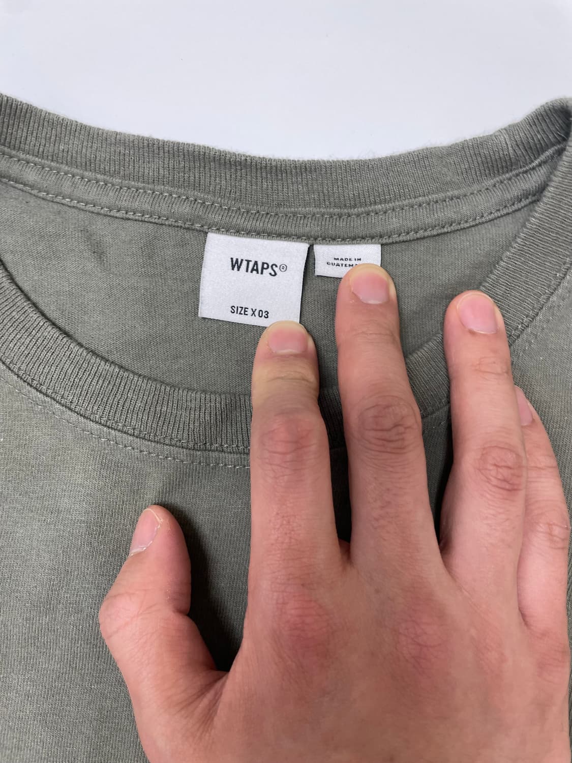 [L]더블탭스 반스 티셔츠 상품이미지3