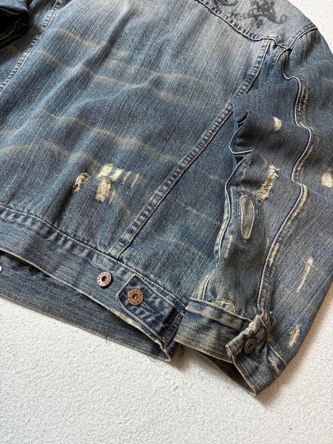 Ezra Fitch 90's 올드 빈티지드 데님 자켓 PN7689 상품이미지8