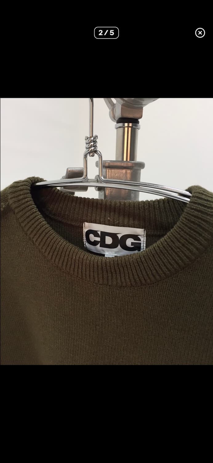 꼼데가르송 cdg 아웃사이드 심 풀 오버 스웨트셔츠 상품이미지2