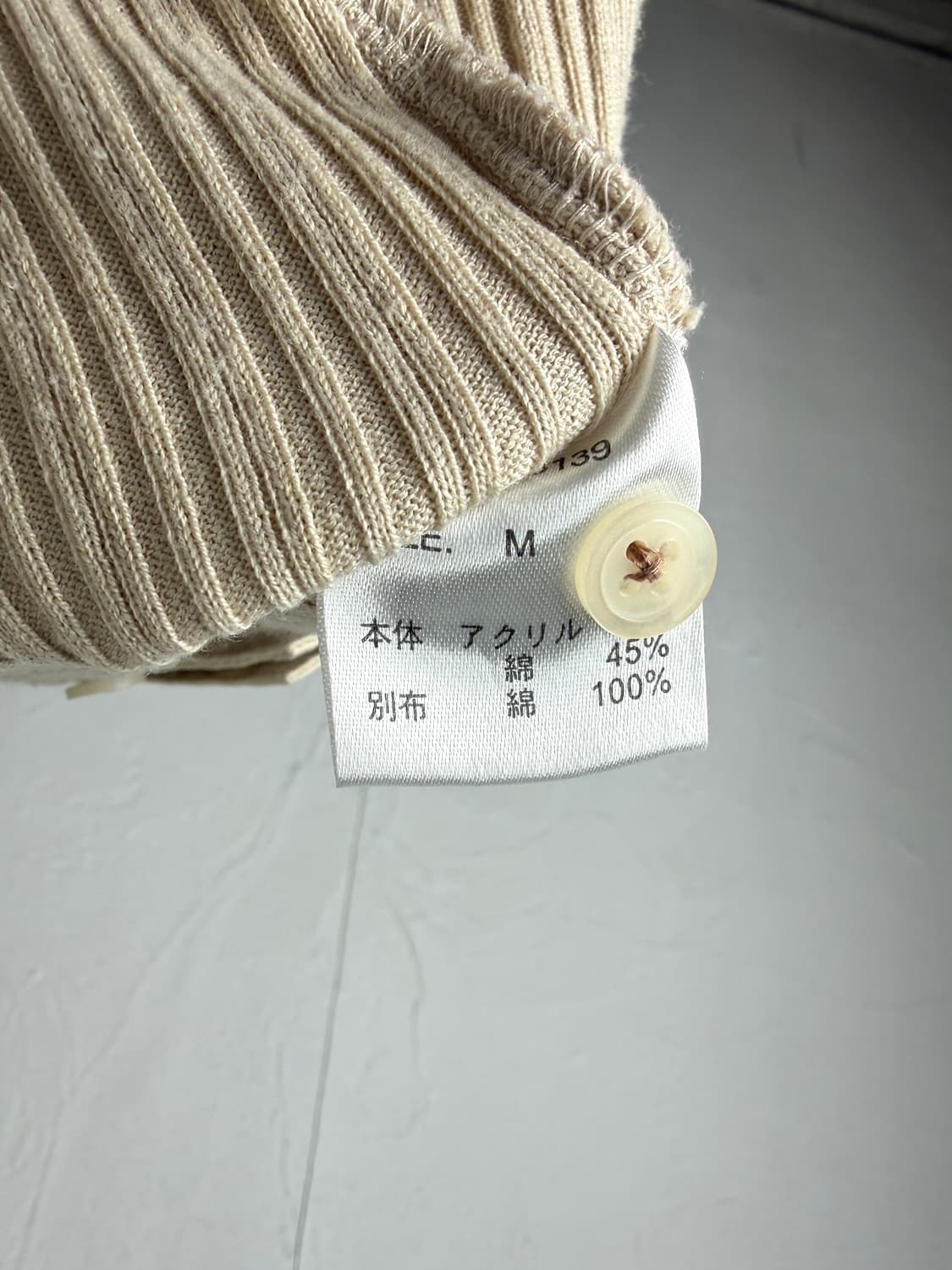 JPN 리브 카라 스냅 탑 상품이미지4