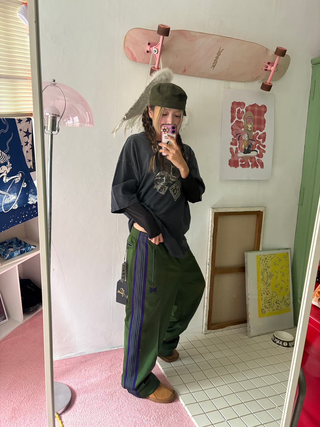 Needles 올리브 트레닝팬츠 상품이미지8