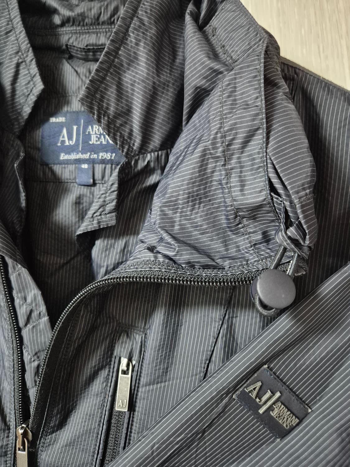 (정품) 알마니 아르마니 진 경량자켓 경량집업 바람막이 48 상품이미지6