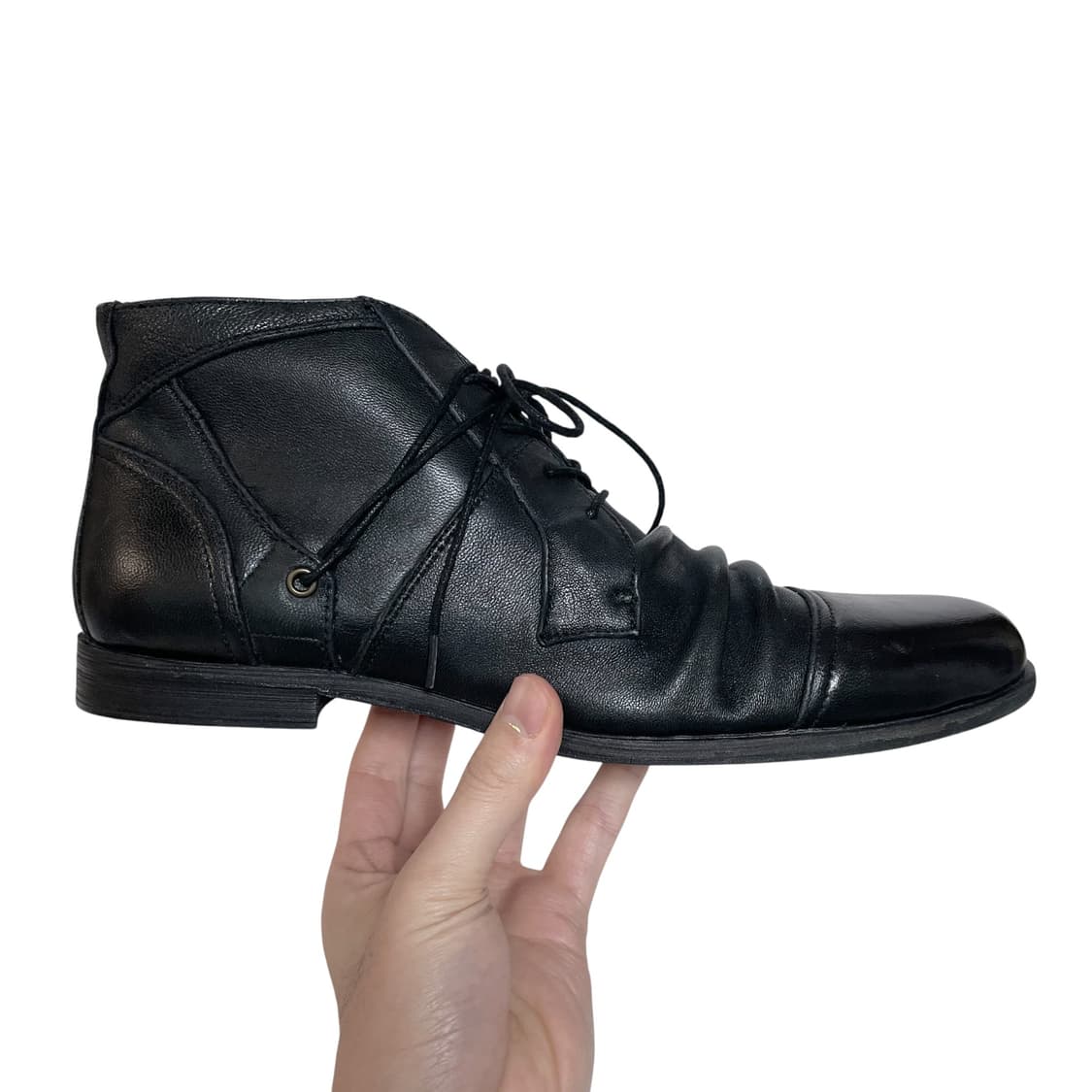 훕데두 주름가공 처커부츠 상품이미지6