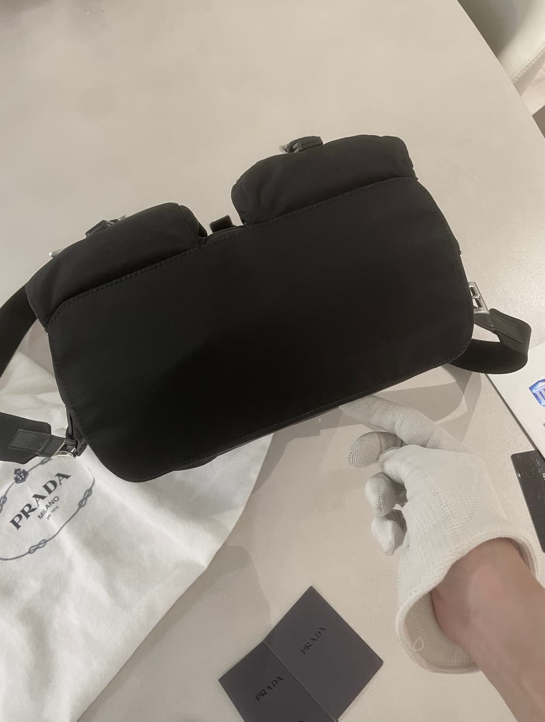 정품 프라다 백팩 스몰 신형  상품이미지7