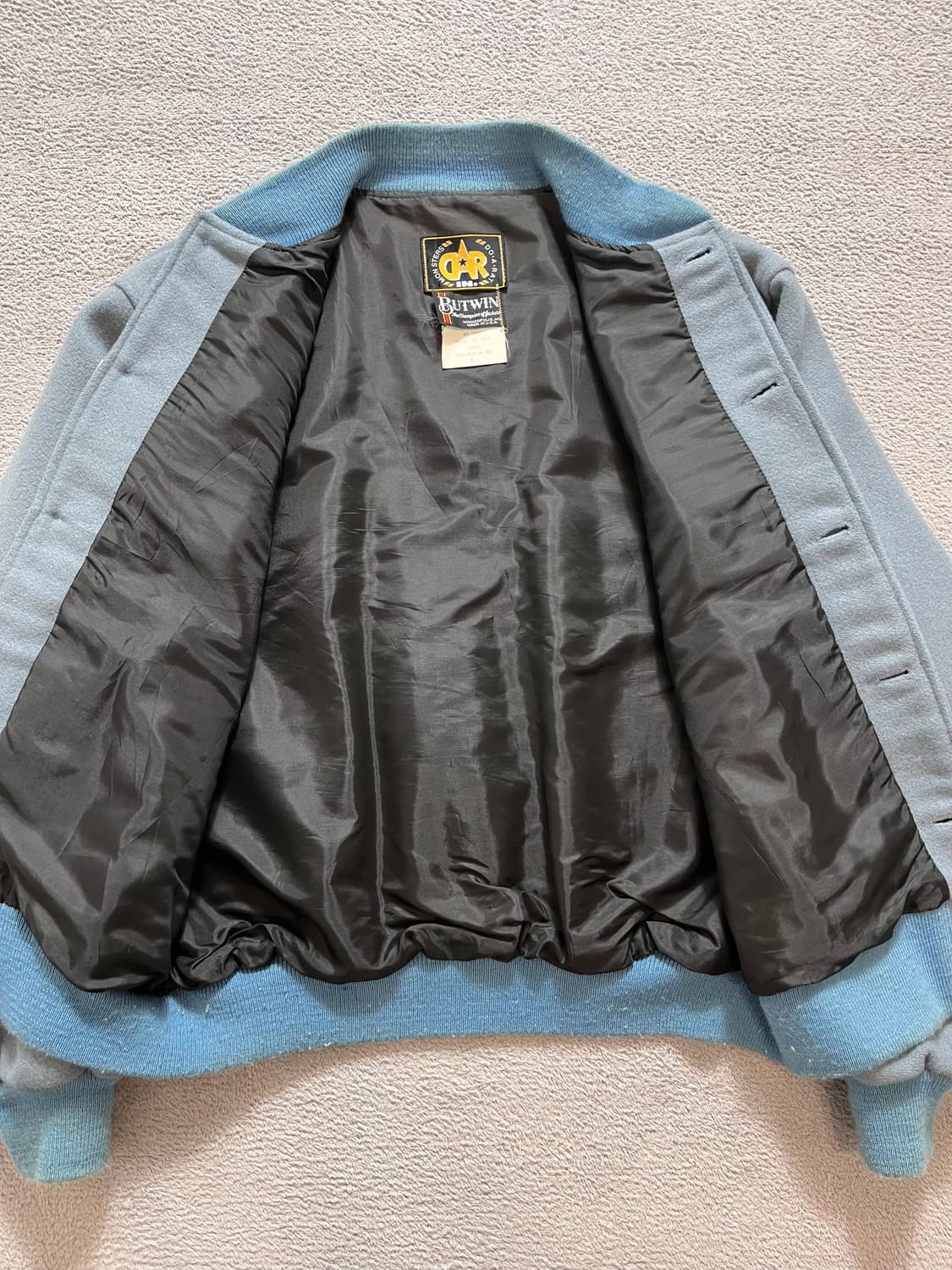 80s USA Butwin 빈티지 울 바시티 스타디움 자켓 상품이미지5
