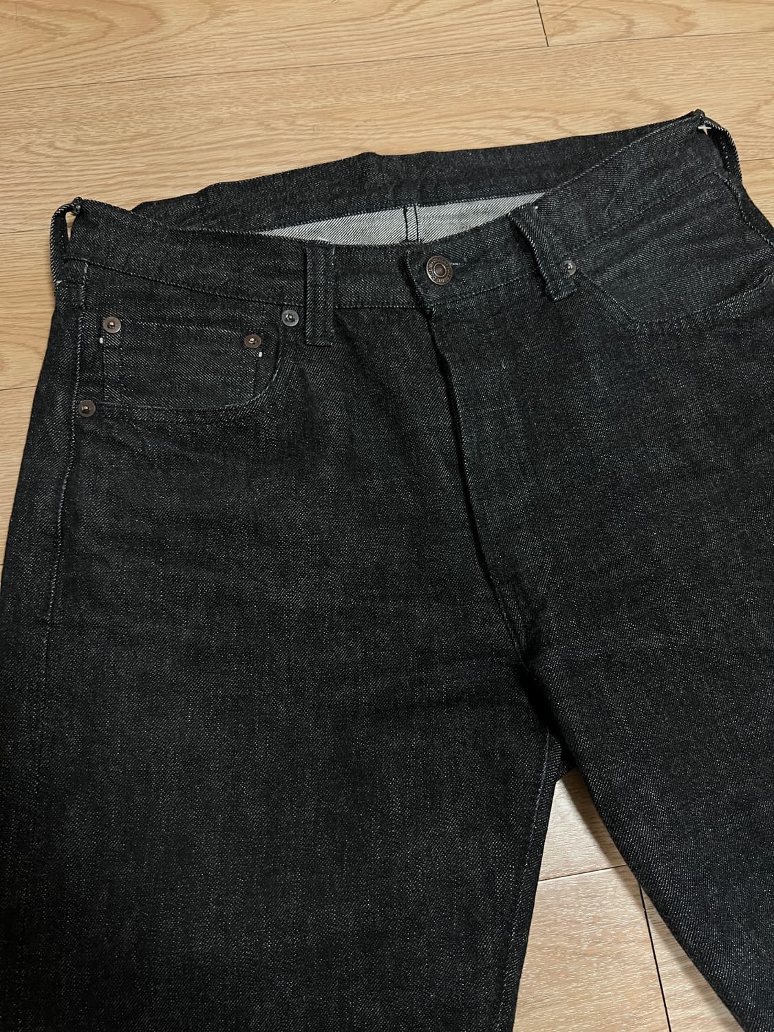 풀카운트 1101 bkwh 블랙화이트 셀비지데님 30x32 상품이미지2