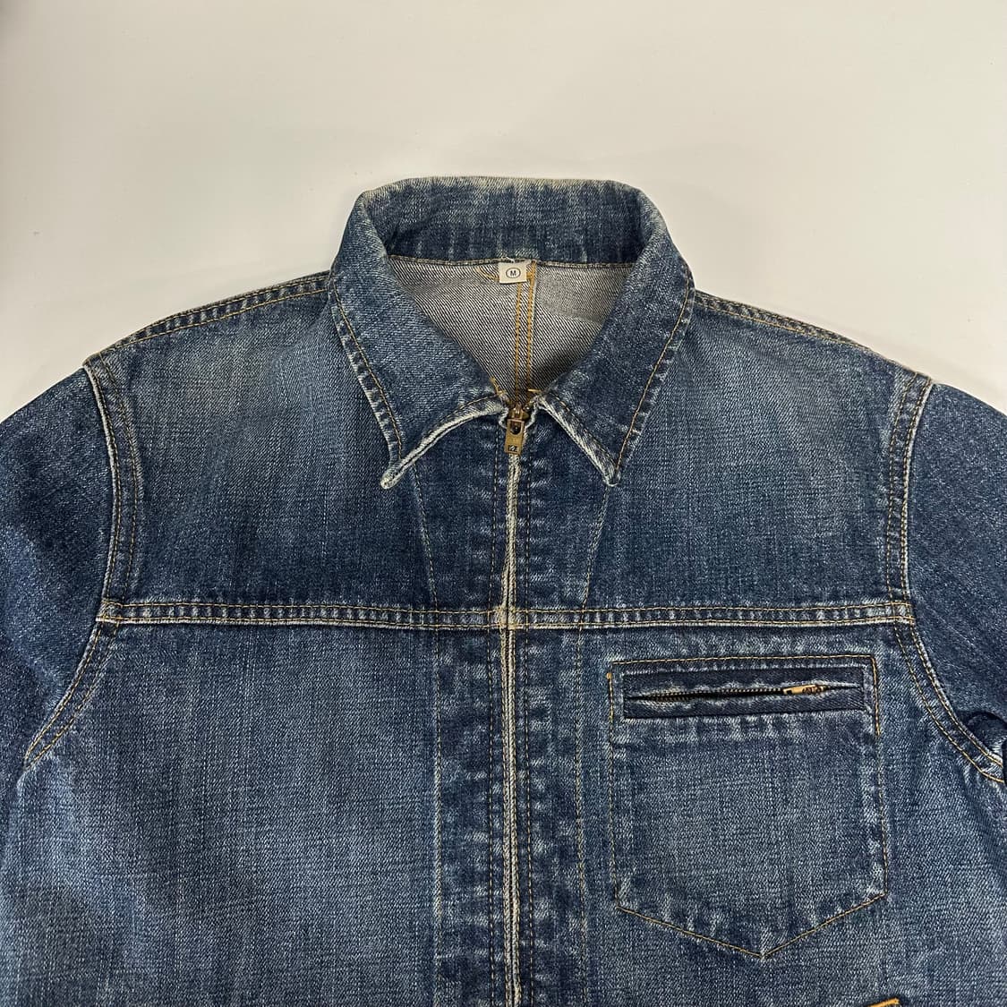 올드 유니클로 집업 데님 자켓 상품이미지3
