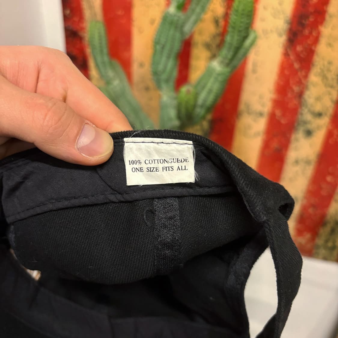 빈티지 레이디킬러 위트 레터링 코튼 스웨이드 캡 N262 상품이미지5