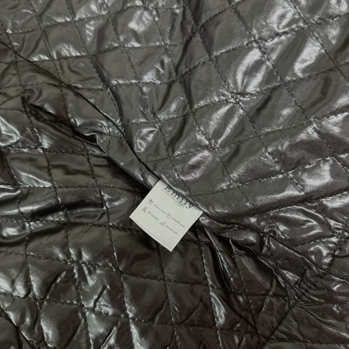 빈티지 emily 데님 라쿤퍼 조끼 베스트 상품이미지4