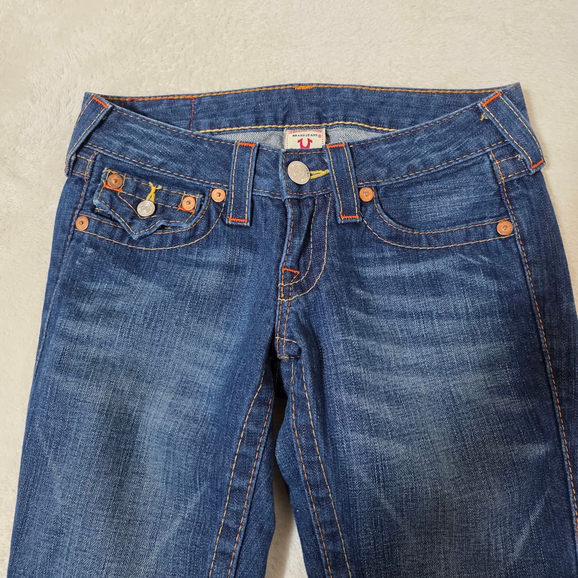 (25)여성 트루릴리전 JOEY LOW RISE 부츠컷 데님 팬츠 상품이미지2