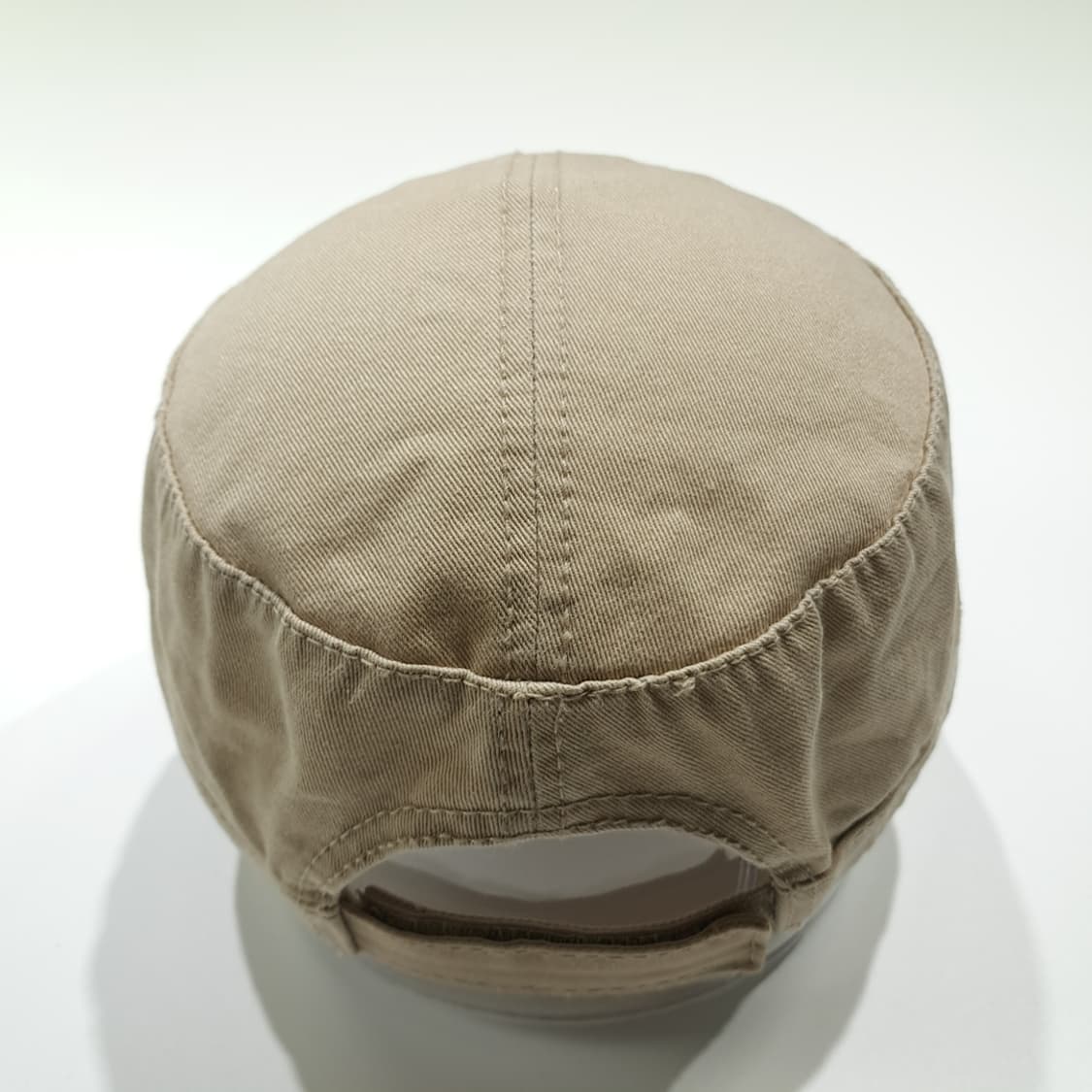 오토 컬렉션 베이지 나비 자수 밀리터리캡 모자 P2080 상품이미지5