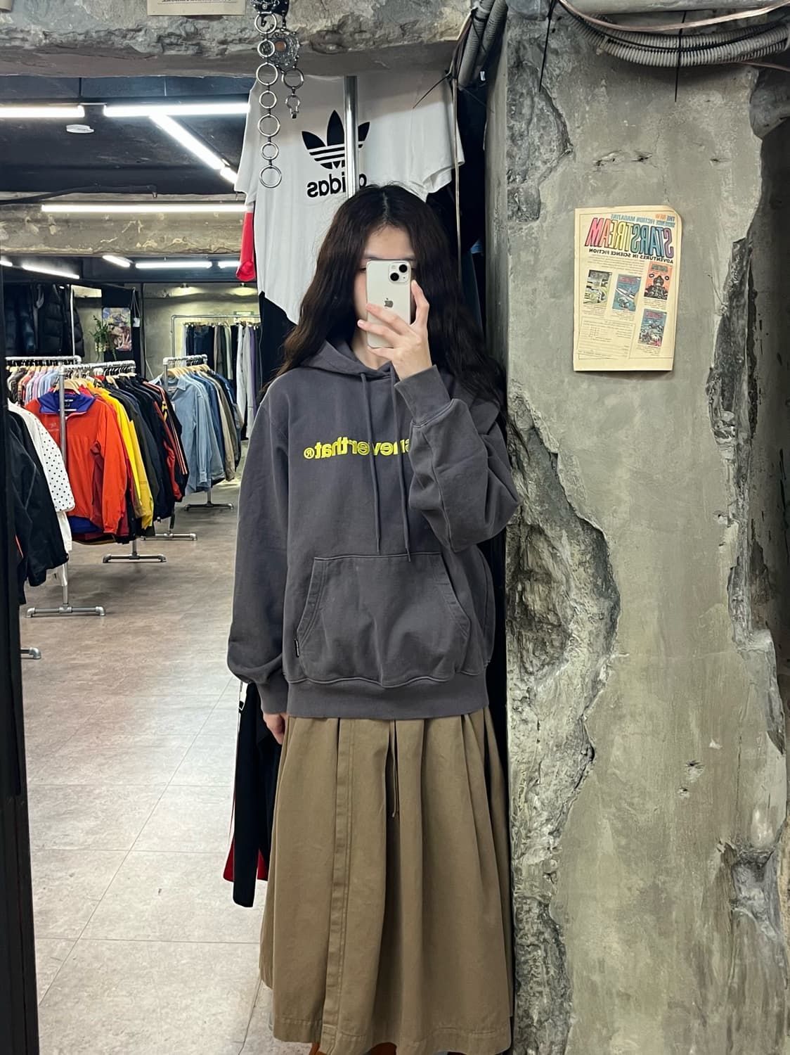 디스이즈네버뎃 후드티 차콜 S #csz2200 상품이미지2