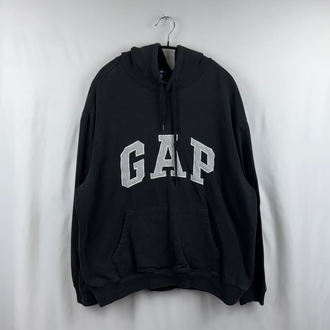 (XL) GAP 후드 티 블랙/그레이 상품이미지2