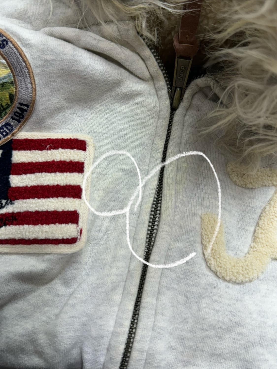 Jeep 지프 울프죠 울프조 후드집업 후집 상품이미지3