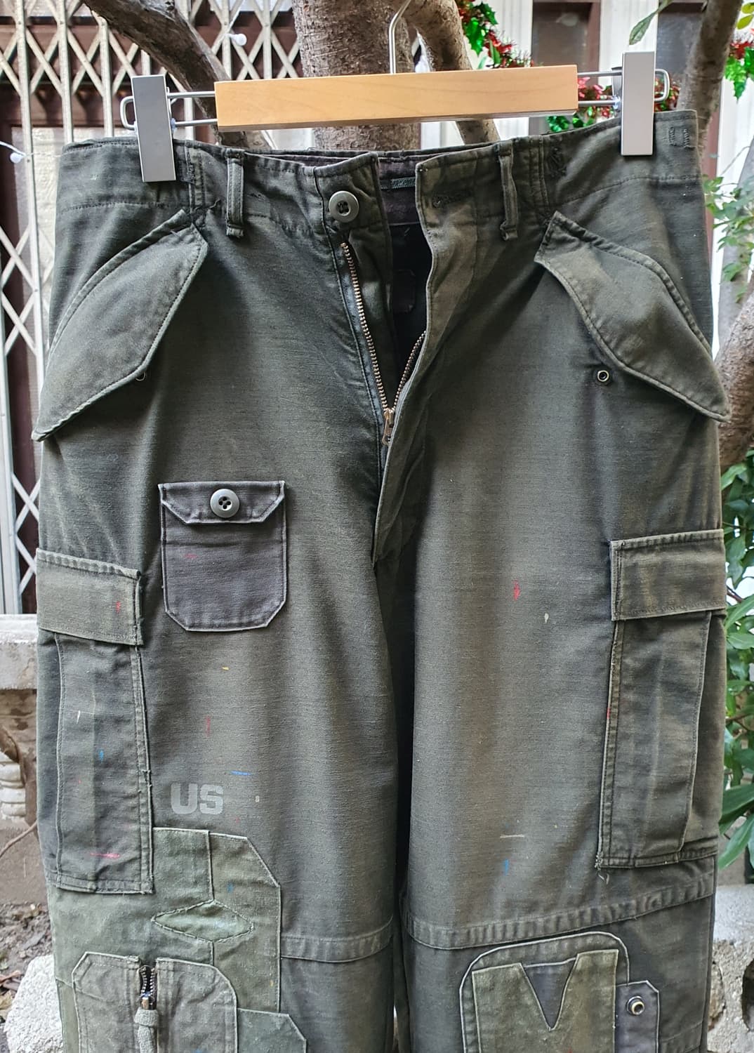 m65팬츠 빈티지 커스텀[업그레이드 버전/ 하드워싱/ 사이드지퍼] 상품이미지3