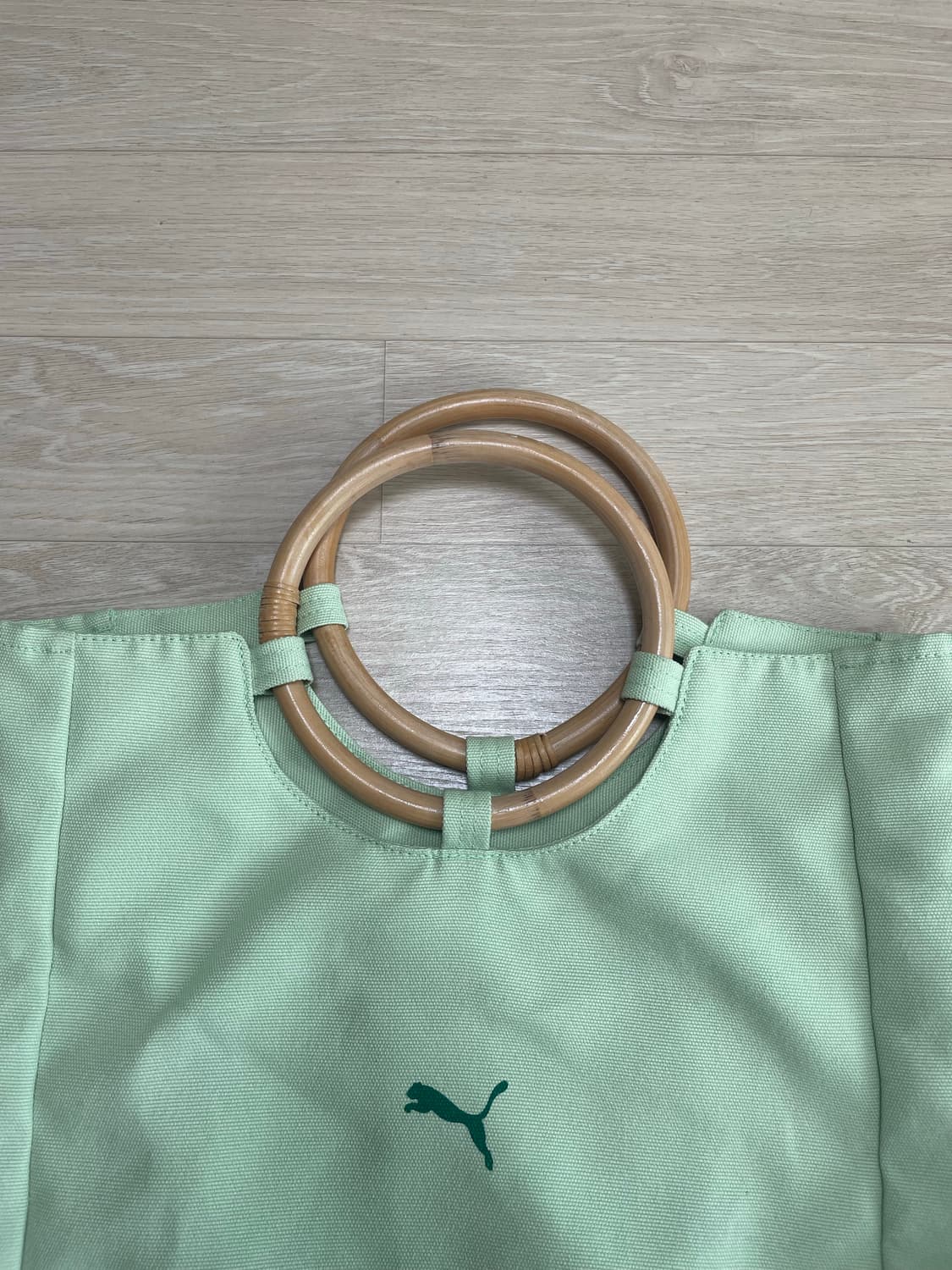 00‘s Puma wood ring handle bag 상품이미지3