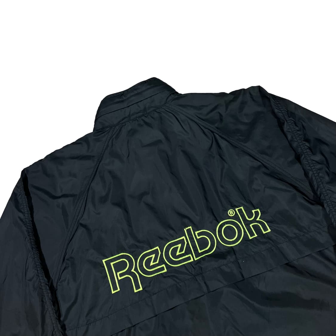 리복 빅로고 블랙 바람막이 자켓 상품이미지2