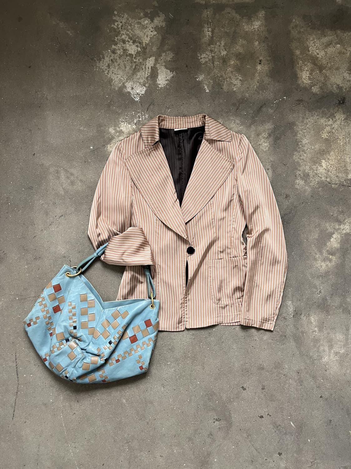 Bottega Veneta 인트레치아토 레더 숄더백  상품이미지8