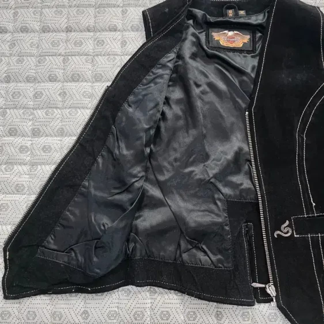 할리데이비슨 여성 스웨이드 레더 베스트 S 상품이미지7