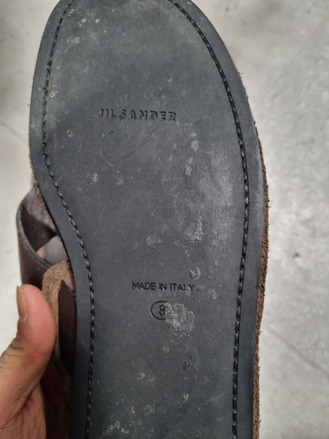 질샌더 남성 조리 슬리퍼  상품이미지2