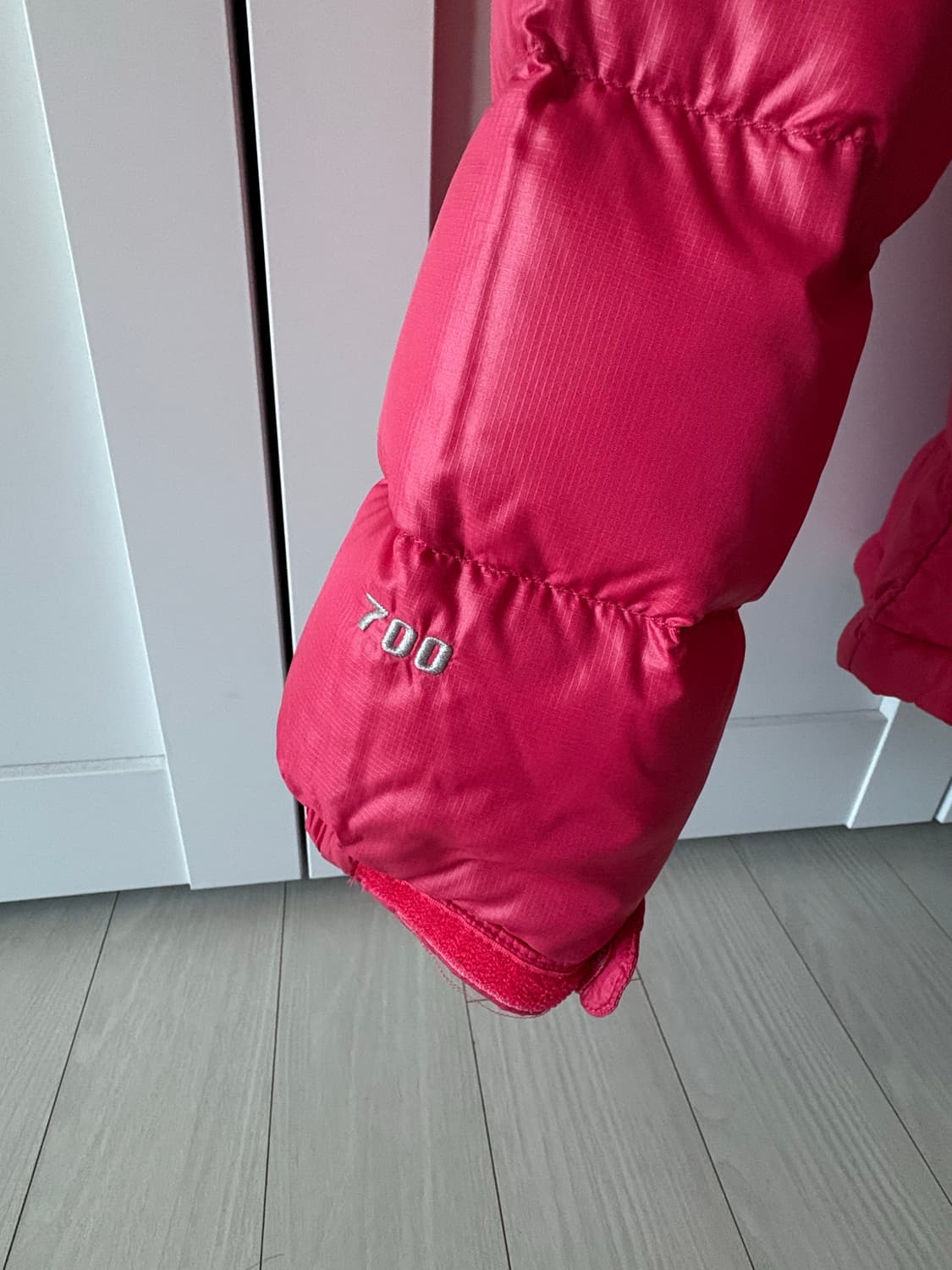 노스페이스 눕시700 핑크 패딩 상품이미지3