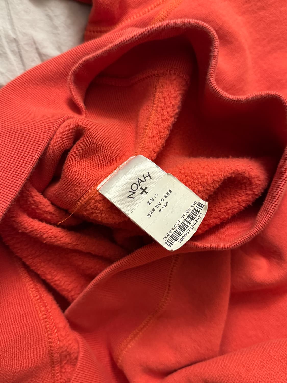 노아 코어 로고 크루넥 스웻셔츠 상품이미지5