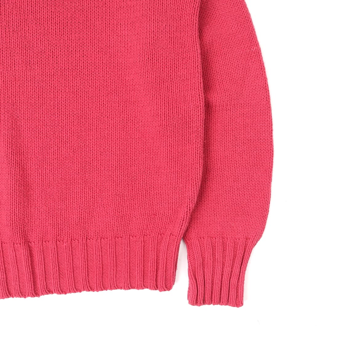 폴로 랄프로렌 다크 핑크 라운드 니트 상품이미지4