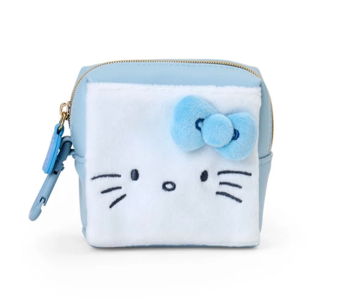 헬로키티 하늘색 시각 파우치 홀더 상품이미지2