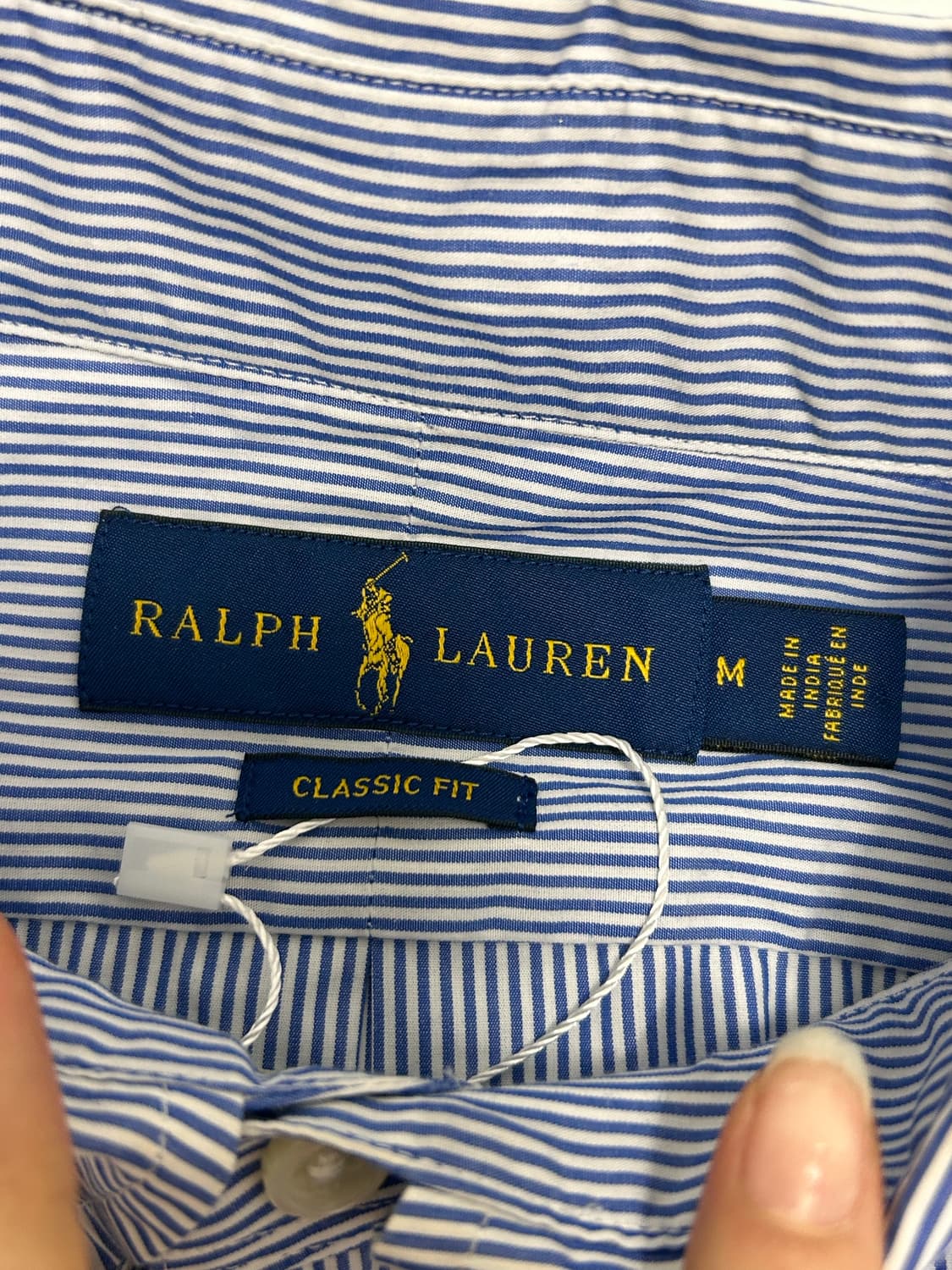 폴로 클래식 핏 셔츠 스트라이프 상품이미지2