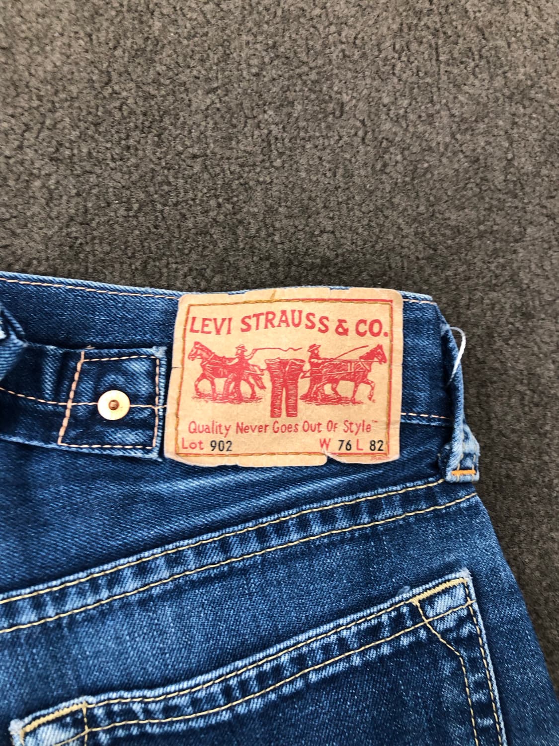 리바이스 902 신치백 데님 팬츠 상품이미지3