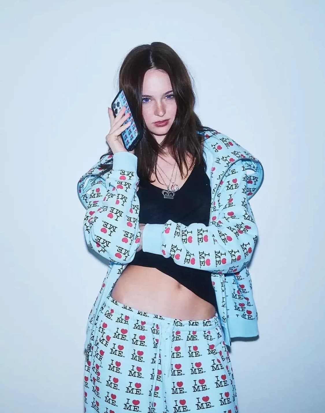 애슐리 윌리엄스 블루 후드집업 상품이미지2