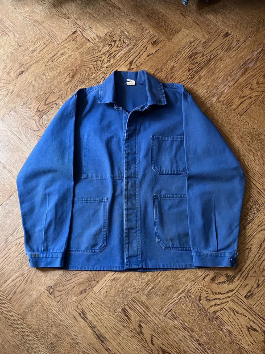 [M]90's 빈티지 3포켓 트윌코튼 프렌치 워크 자켓 상품이미지1