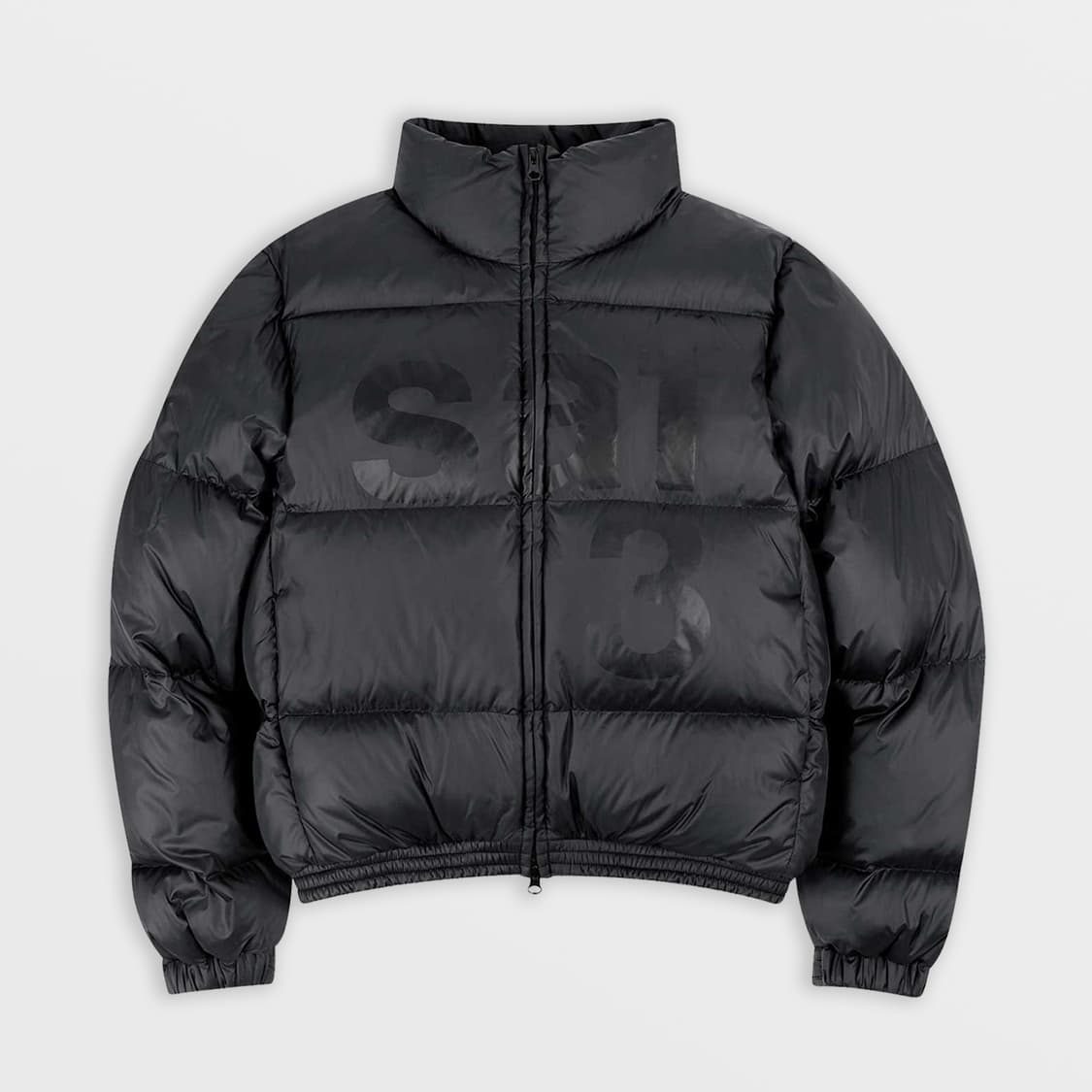 사파리스팟 1/2 베이직 사파리 다운 자켓 패딩 블랙 2 상품이미지1