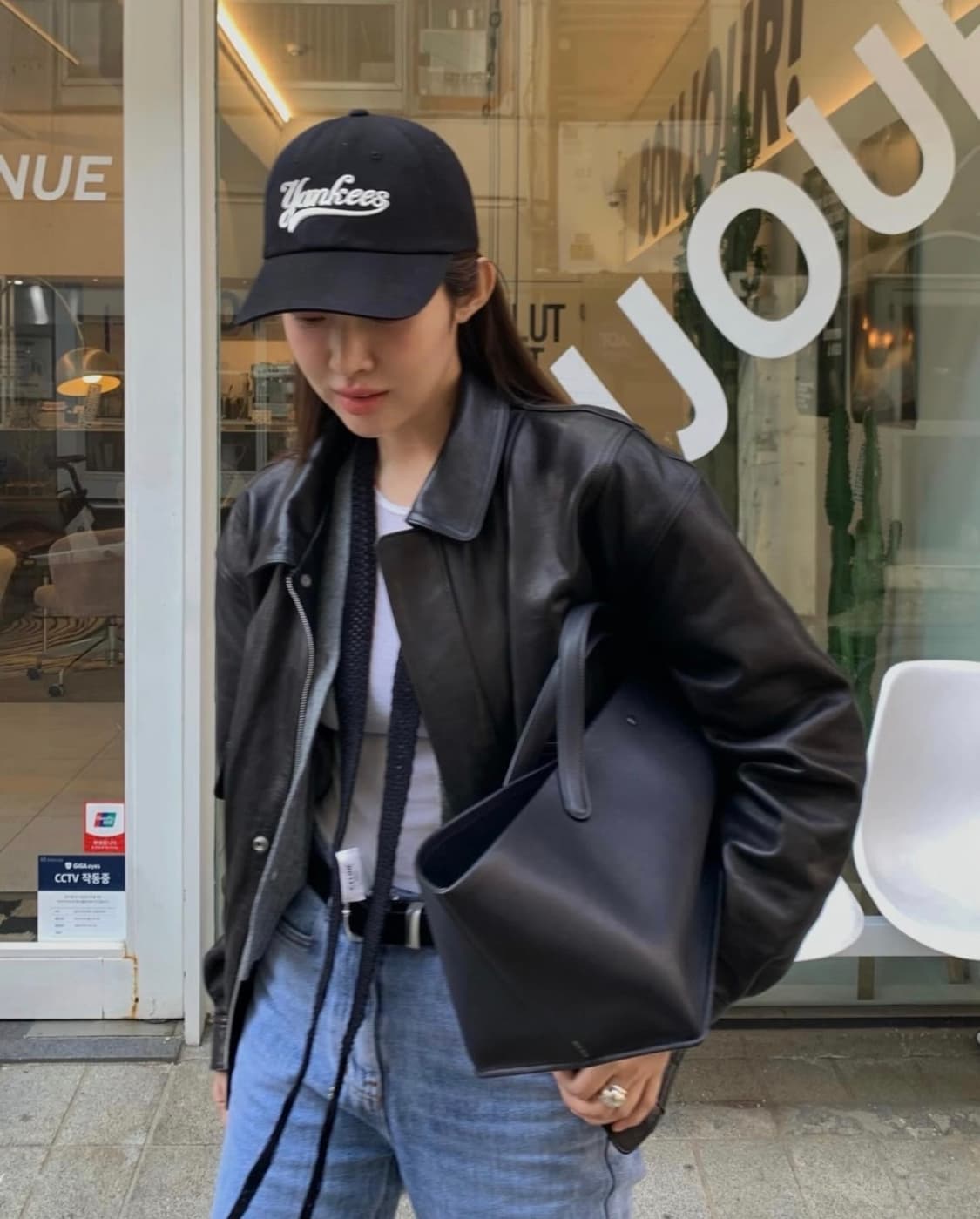 캐롤쇼페 레더 자켓 판매 / Daddy Leather Jacket 상품이미지5