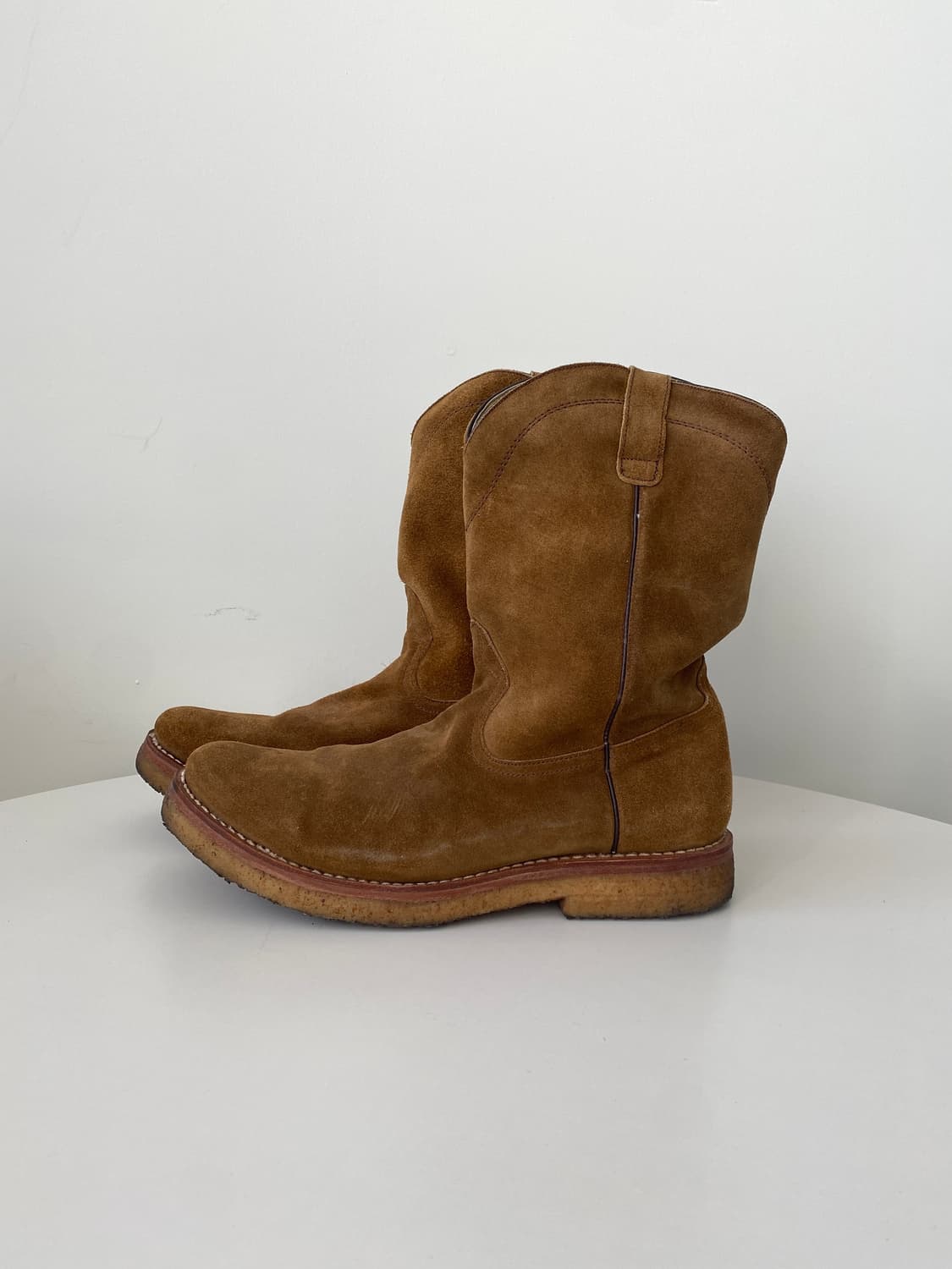 Santo Domingo 스웨이드 풀 온 부츠 상품이미지2