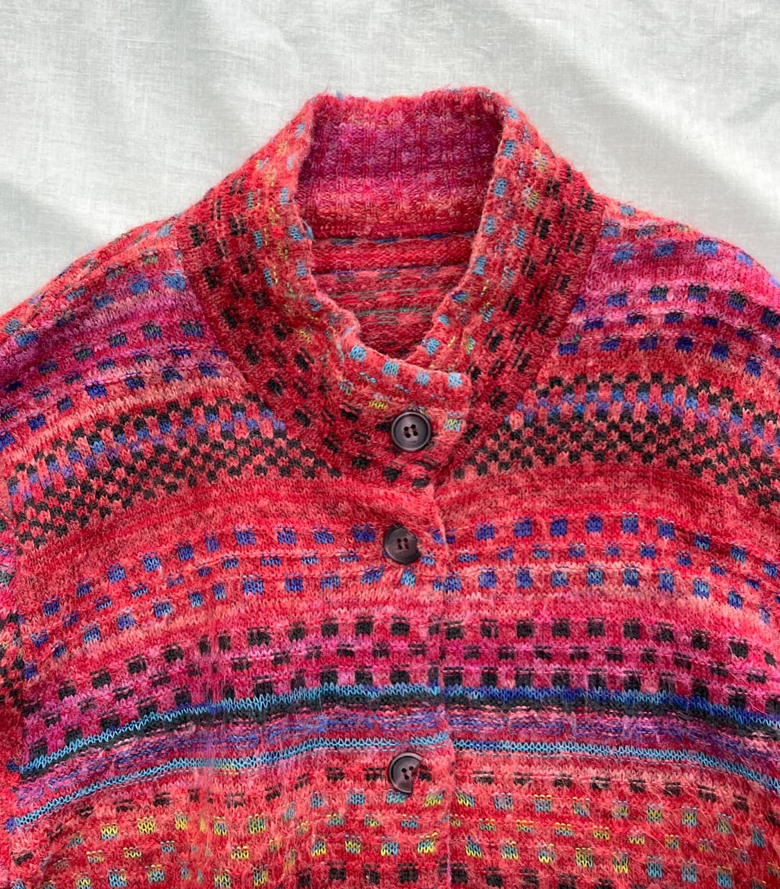 JPN 일본 빈티지 아오이우유 레이어드 모리걸 여리핏 니트 봄 가디건 상품이미지2