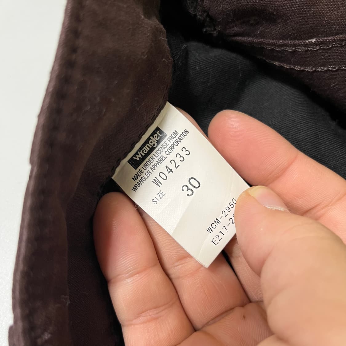 [Wrangler] 랭글러 x 해리스트위드 롤업 코튼팬츠 상품이미지5