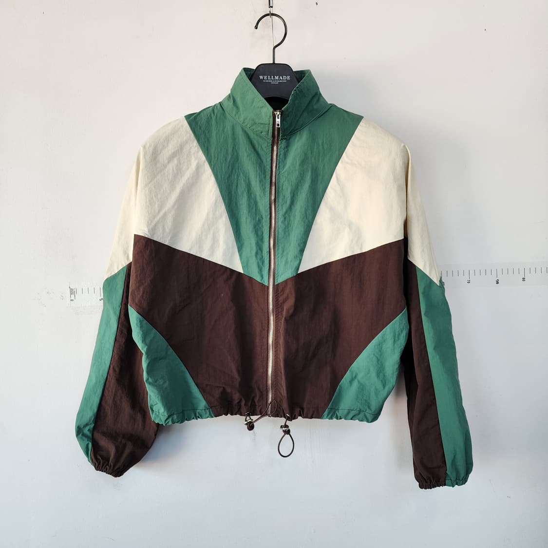 사이다 컬러 블록 바람막이 자켓 상품이미지1