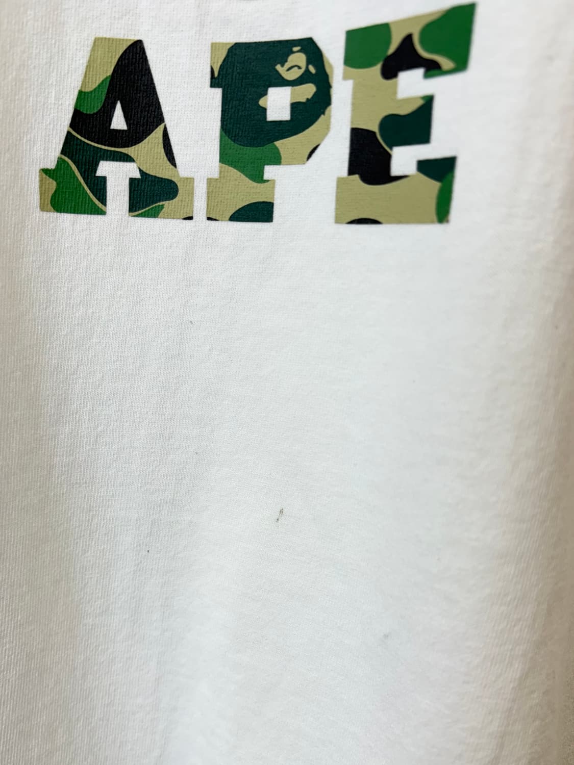 베이프 ABC 카모 컬리지 롱슬리브 상품이미지5