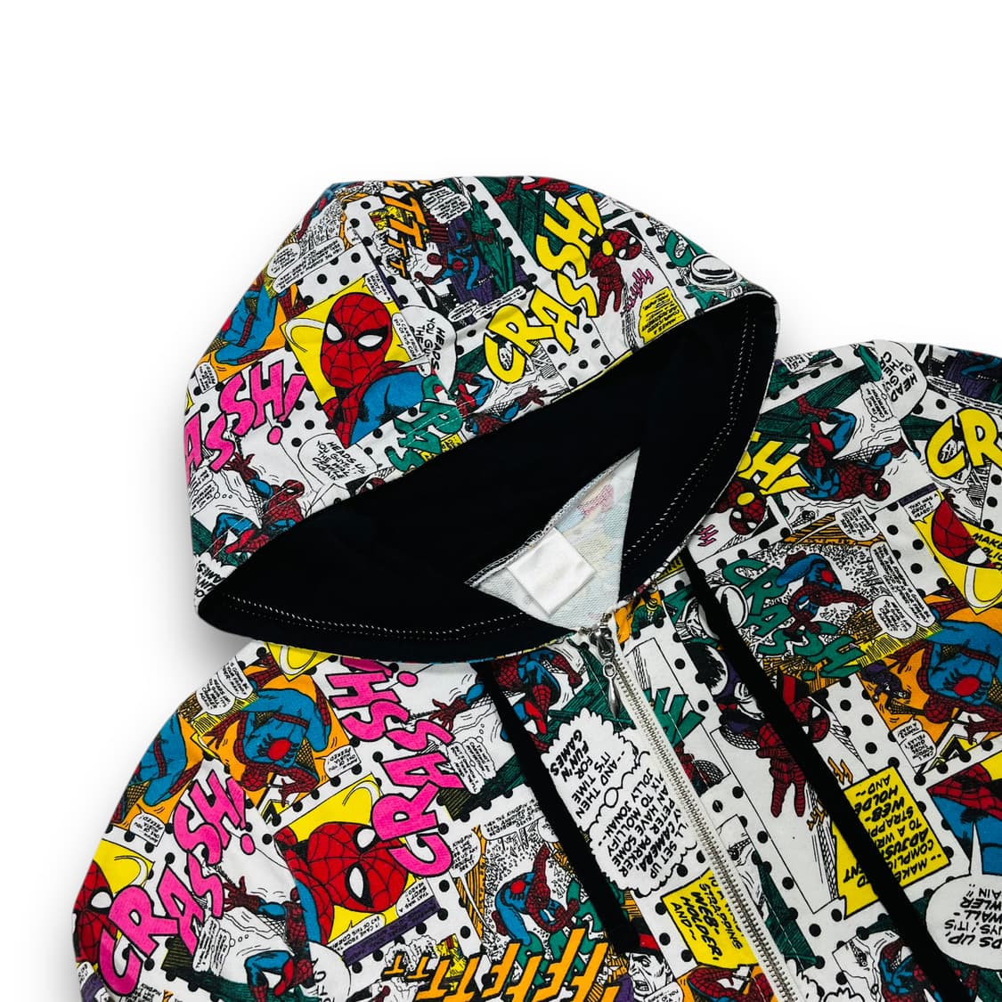 마블 스파이더맨 카툰 빈티지 후디 집업 상품이미지3