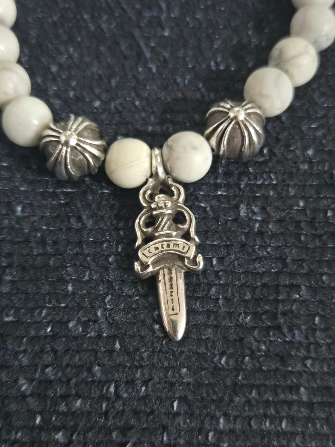 크롬하츠 천연 터키석 팔찌 2개 정품 상품이미지2