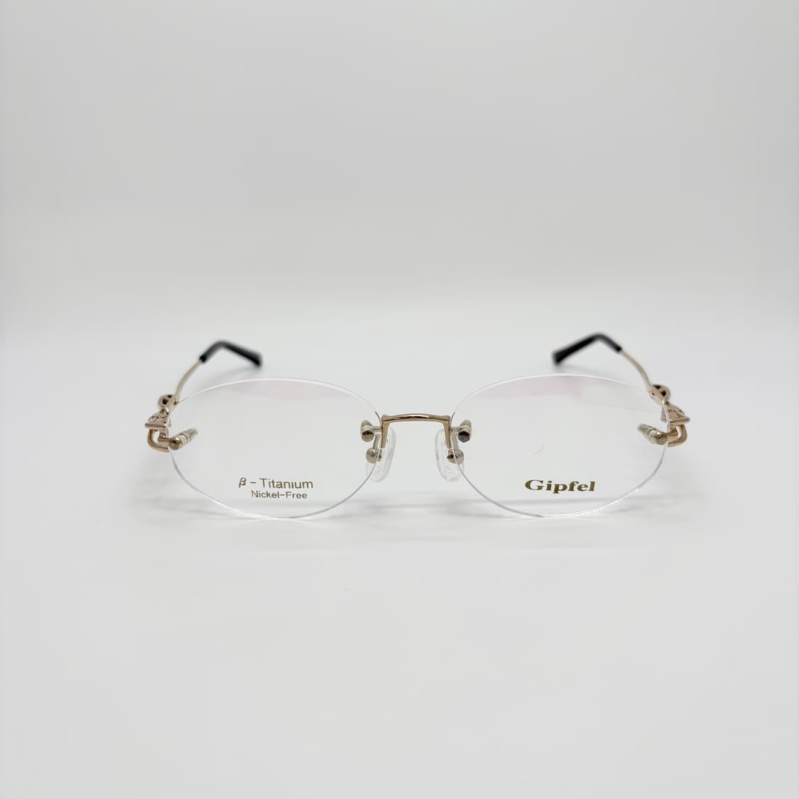 Gipfel 티타늄 골드 오벌 빈티지 무테 상품이미지3