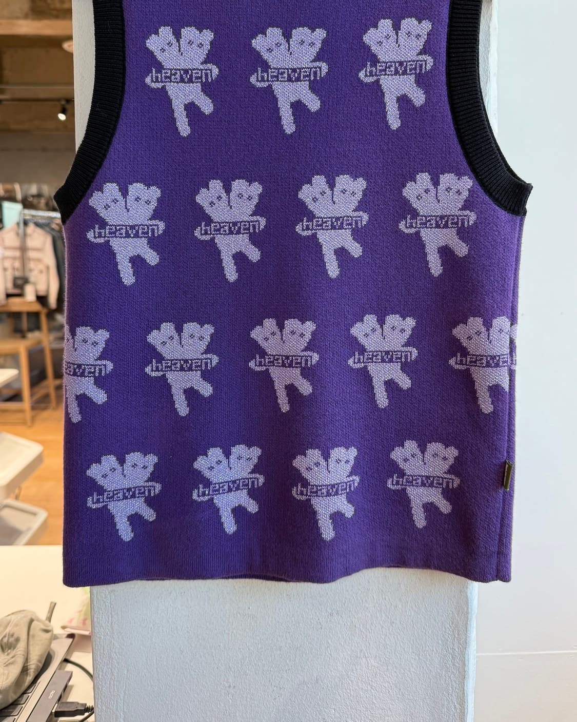 헤븐 바이 마크 제이콥스 퍼플 패턴 슬리브리스  상품이미지6