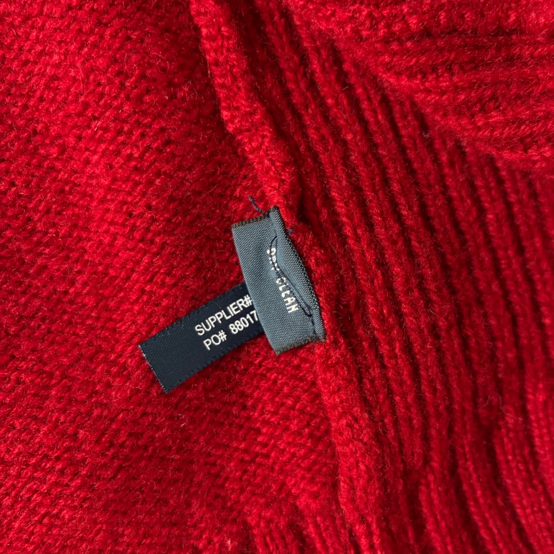 Polo  폴로 랄프로렌 빅포니 램스울 투웨이 레드 니트집업   상품이미지6