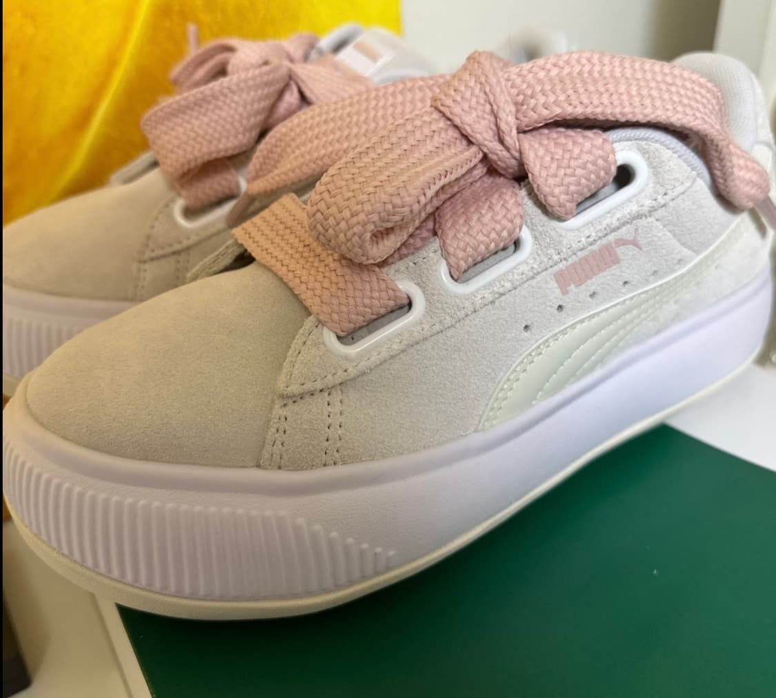 PUMA 푸마 스웨이드 마유 베이지 핑크 우먼스 상품이미지8