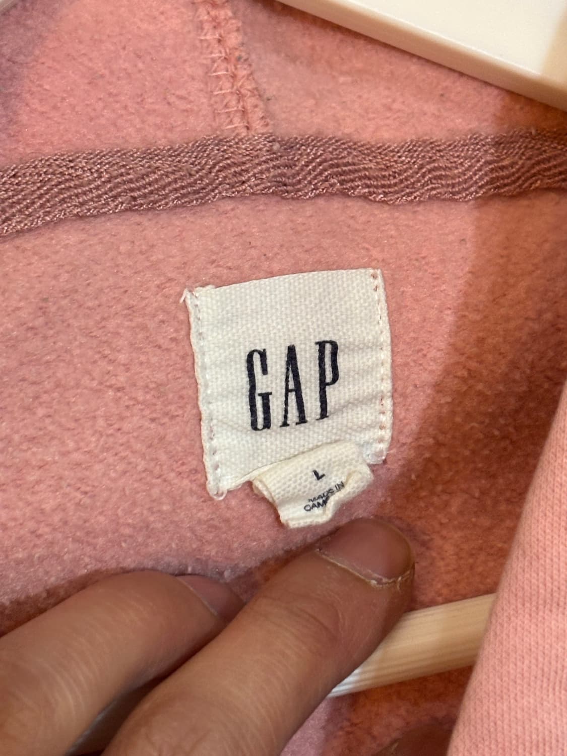 GAP 갭 후드티 핑크 L사이즈 상품이미지5